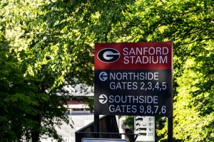 Sanford Stadium Sign University of Georgia   Athens GA 07351